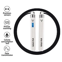 Yu-mn Smart Jump Rope - Black/White