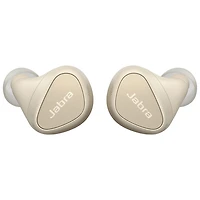 Écouteurs boutons 100 % sans fil à suppression du bruit Elite 5 de Jabra - Beige doré
