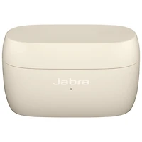 Écouteurs boutons 100 % sans fil à suppression du bruit Elite 5 de Jabra - Beige doré