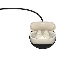 Écouteurs boutons 100 % sans fil à suppression du bruit Elite 5 de Jabra - Beige doré