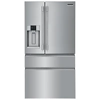 Réfrigérateur à deux portes de 36 po avec distributeur d'eau et de glaçons Pro de Frigidaire (PRMC2285AF) - Acier inoxydable
