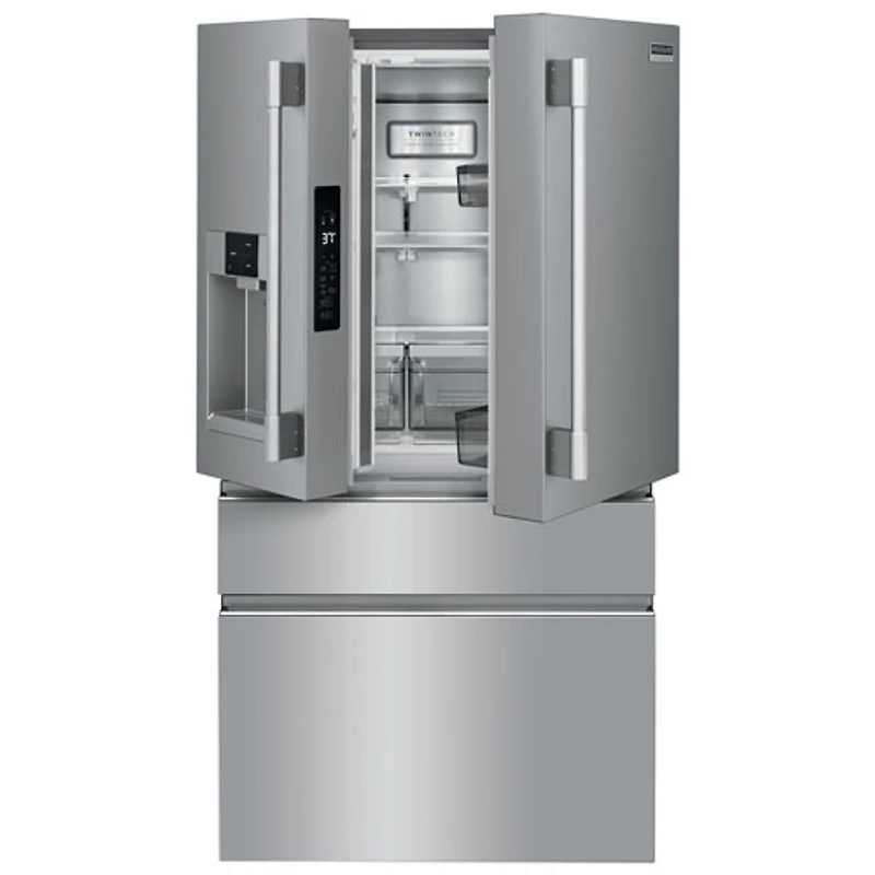 Réfrigérateur à deux portes de 36 po avec distributeur d'eau et de glaçons Pro de Frigidaire (PRMC2285AF) - Acier inoxydable