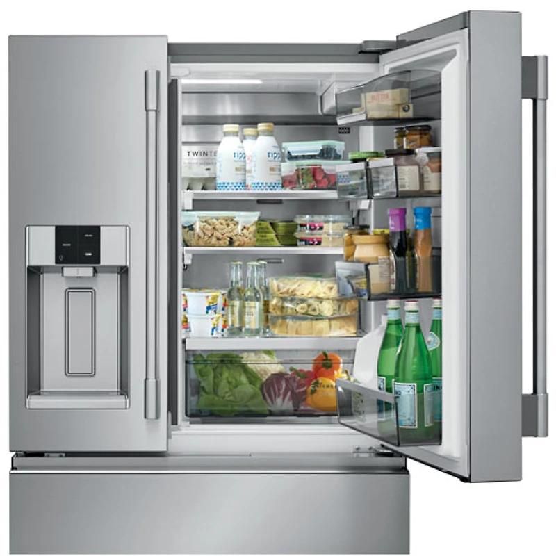 Réfrigérateur à deux portes de 36 po avec distributeur d'eau et de glaçons Pro de Frigidaire (PRMC2285AF) - Acier inoxydable