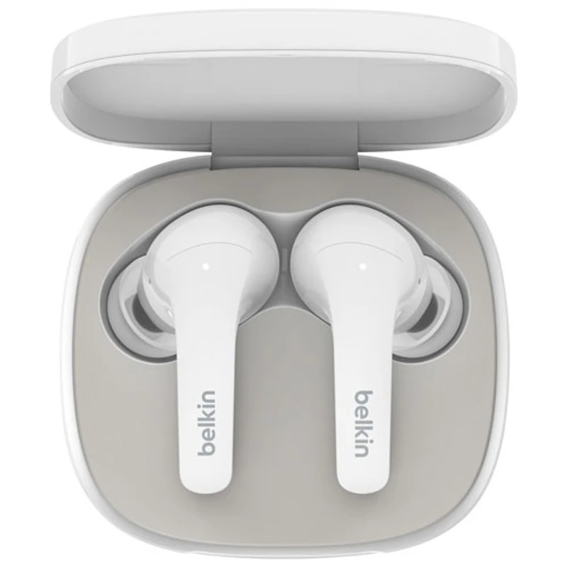 Belkin SoundForm Flow In-Ear Noise Cancelling True Wireless Earbuds - White