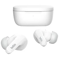 Belkin SoundForm Flow In-Ear Noise Cancelling True Wireless Earbuds - White
