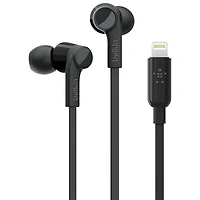 Belkin SoundForm In-Ear Sound Isolating Headphones with Lightning Connector - Black