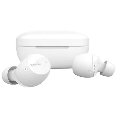 Belkin SoundForm Immerse In-Ear Noise Cancelling True Wireless Earbuds - White