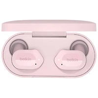 Belkin SoundForm Play In-Ear Sound Isolating True Wireless Earbuds - Petal