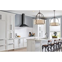 Hotte murale de 30 po de Broan (EW4830BLS) - Acier inoxydable noir