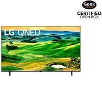 Open Box - LG 65" 4K UHD HDR QNED webOS Smart TV (65QNED80UQA) - 2022 - Dark Titan Silver/Ashed Blue