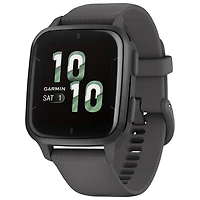 Montre intelligente Bluetooth de 40,6 mm Venu SQ2 de Garmin - Gris ombre/Ardoise