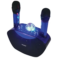 Système de karaoké sans fil tout-en-un rechargeable Freestyle de Singsation (SPKAW10BL)