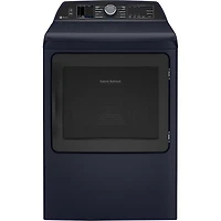 Sécheuse électrique à vapeur de 7,3 pi³ Profile de GE (PTD90EBMTRS) - Bleu saphir