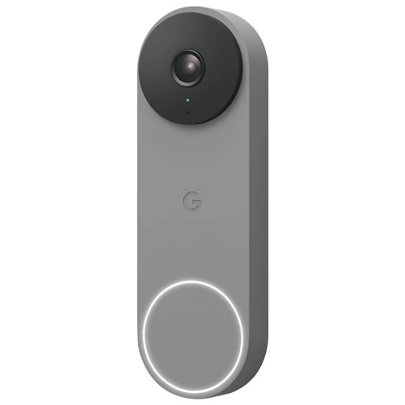 Sonnette vidéo Wi-Fi (avec fil) Google Nest (2e génération) - Cendré