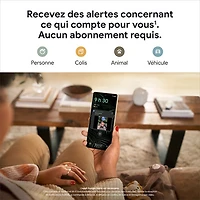 Sonnette vidéo Wi-Fi (avec fil) Google Nest (2e génération) - Cendré