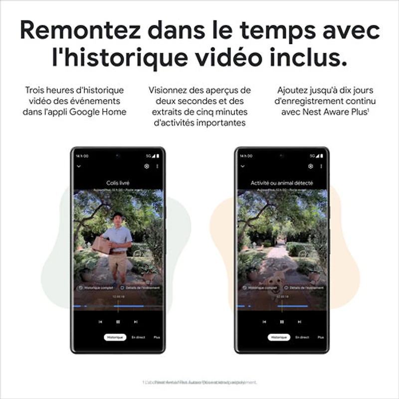 Sonnette vidéo Wi-Fi (avec fil) Google Nest (2e génération) - Cendré