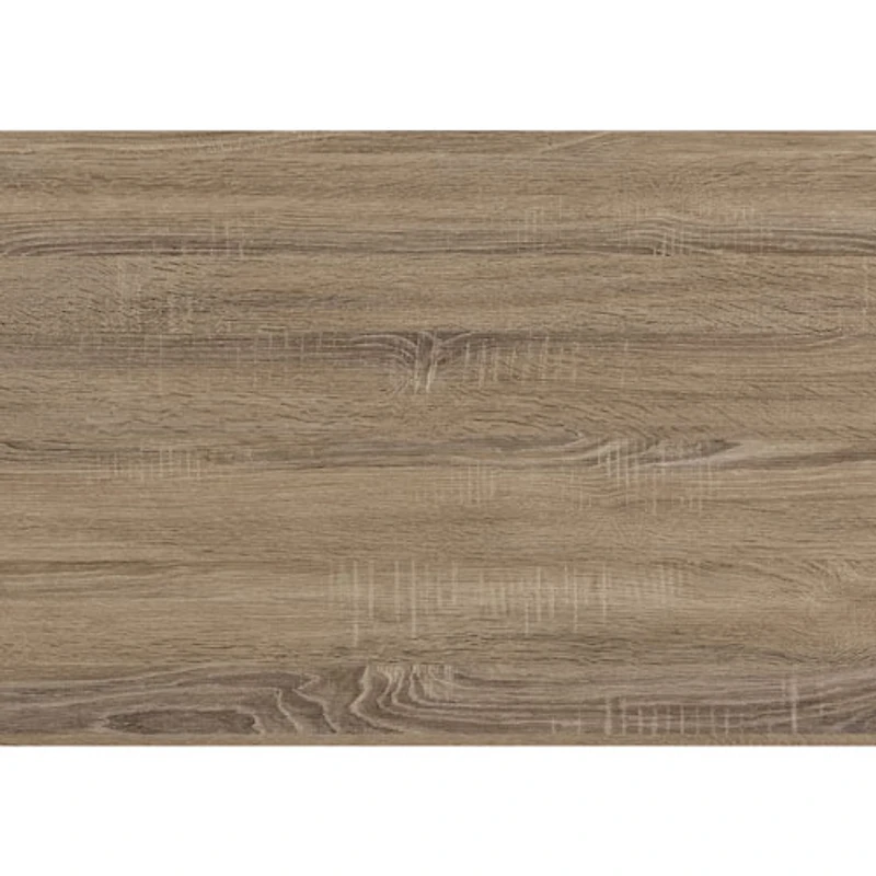Table d'appoint rectangulaire contemporaine avec tablette en C de Monarch - Taupe foncé