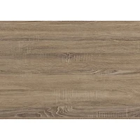 Table d'appoint rectangulaire contemporaine avec tablette en C de Monarch - Taupe foncé