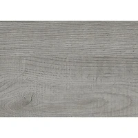 Table d'appoint rectangulaire contemporaine avec tablette en C de Monarch - Gris