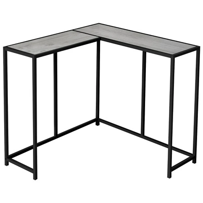 Console en L contemporaine de Monarch - Gris