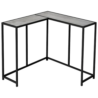 Console en L contemporaine de Monarch - Gris