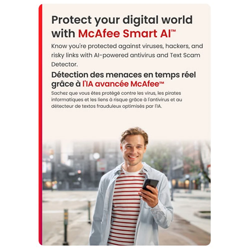 McAfee Total Protection (PC/Mac/iOS/Android) - 1 appareils - 1 an