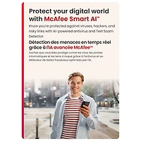 McAfee Total Protection (PC/Mac/iOS/Android) - 1 appareils - 1 an