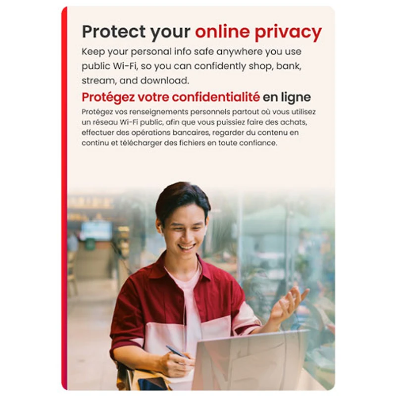 McAfee Total Protection (PC/Mac/iOS/Android) - 1 appareils - 1 an