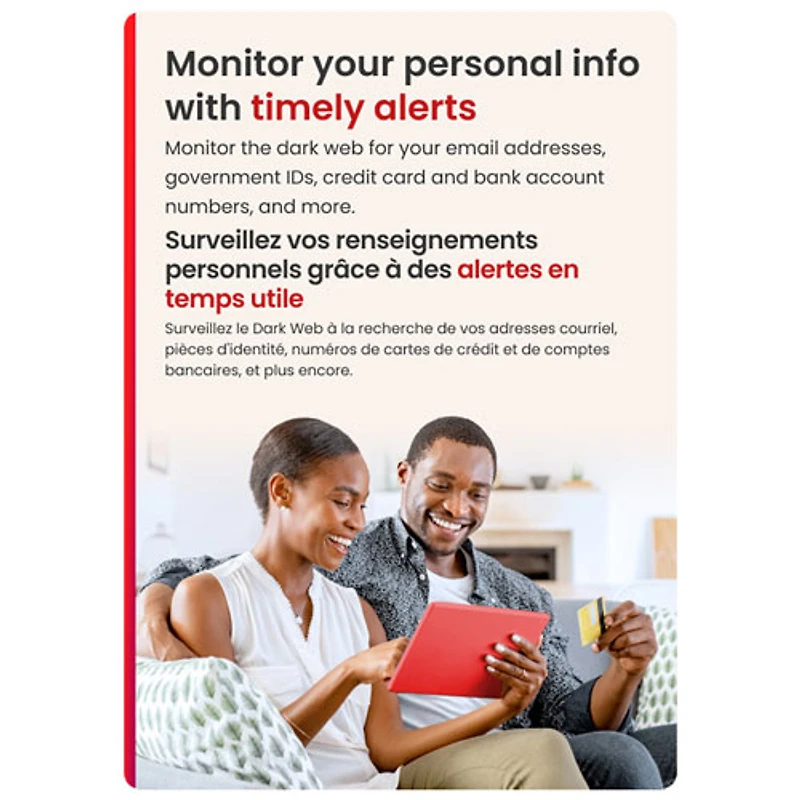 McAfee Total Protection (PC/Mac/iOS/Android) - 1 appareils - 1 an
