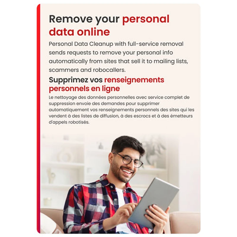 McAfee+ Premium Individual (PC/Mac/iOS/Android) - Appareils illimités - 1 an