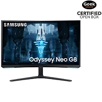 Boîte ouverte - Moniteur de jeu DEL incurvé VA UHD 4K GTG 1 ms 240 Hz de 32 po Odyssey Neo G8 de Samsung (LS32BG852NNXGO)