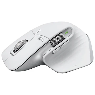 Souris Bluetooth optique MX Master 3S de Logitech pour Mac - Gris pâle