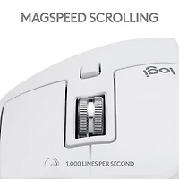 Logitech MX Master 3S Bluetooth Optical Mouse for Mac - Pale Grey