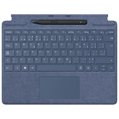Clavier Signature pour Surface Pro de Microsoft avec stylet Mince 2 - Saphir - Anglais