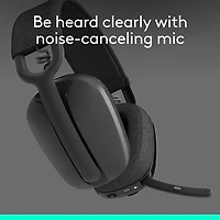 Logitech Zone Vibe 100 Wireless Headset with Microphone - Graphite