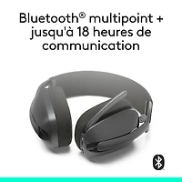 Logitech Zone Vibe 100 Wireless Headset with Microphone - Graphite