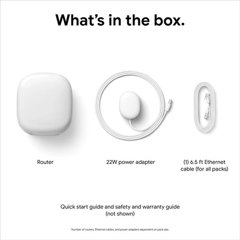 Google Nest Wifi Pro Wi-Fi 6E Router - Snow