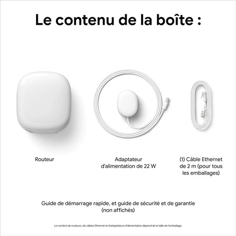 Google Nest Wifi Pro Wi-Fi 6E Router - Snow