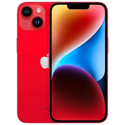 iPhone 14 de 128 Go d'Apple offert par Fido - (PRODUCT)RED - Financement mensuel