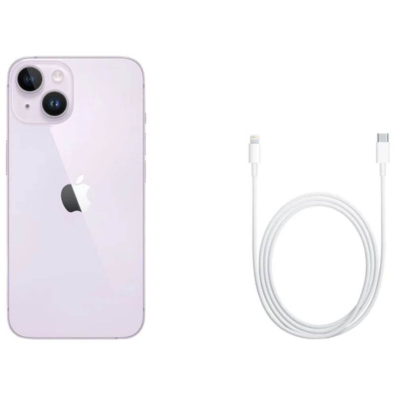 iPhone 14 de 128 Go d'Apple avec Fido - Violet - Financement mensuel