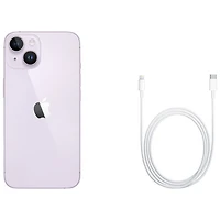 iPhone 14 de 128 Go d'Apple avec Fido - Violet - Financement mensuel