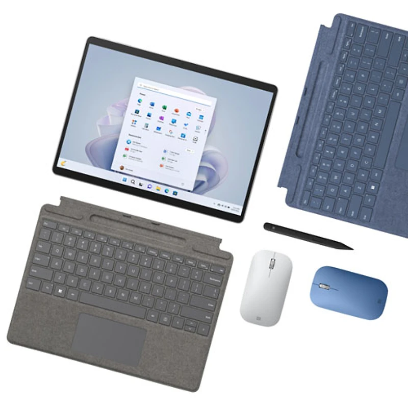 Surface Pro 9 13 po 1 To Windows 11 Microsoft à processeur Evo Core i7-1255U Intel/RAM 32 Go - Platine