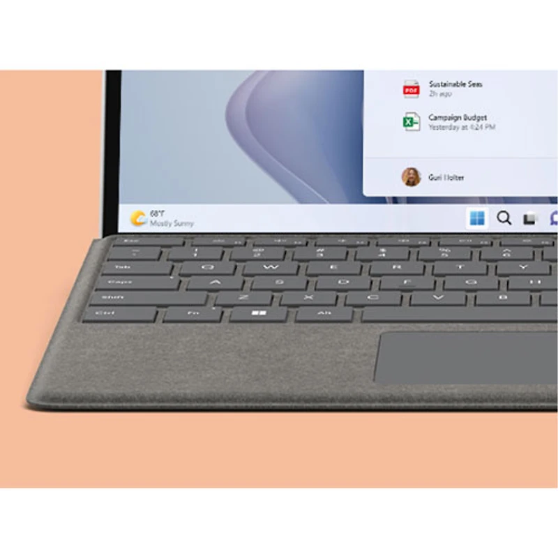 Surface Pro 9 13 po 1 To Windows 11 Microsoft à processeur Evo Core i7-1255U Intel/RAM 32 Go - Platine