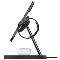 Belkin MagSafe 3-in-1 Wireless Charging Stand for iPhone 15/14/13/12, Apple Watch & AirPods - Black