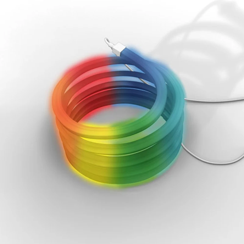 GE Cync 4.9m (16 ft.) Dynamic Effects Gradient Outdoor Smart Light Strip - Multi-Colour