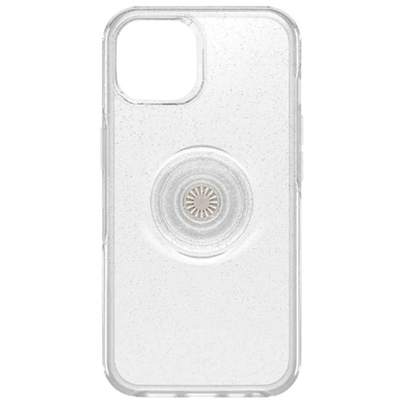 Étui rigide ajusté Otter + Pop Symmetry d'OtterBox pour iPhone 14 Plus - Poussière stellaire (argenté)