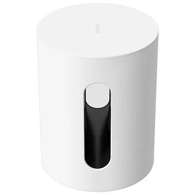 Haut-parleur d'extrêmes graves sans fil Sub Mini de Sonos - Blanc