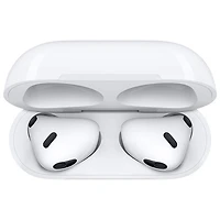 Écouteurs boutons 100 % sans fil AirPods (3e génération) d'Apple avec étui de chargement Lightning - Blanc