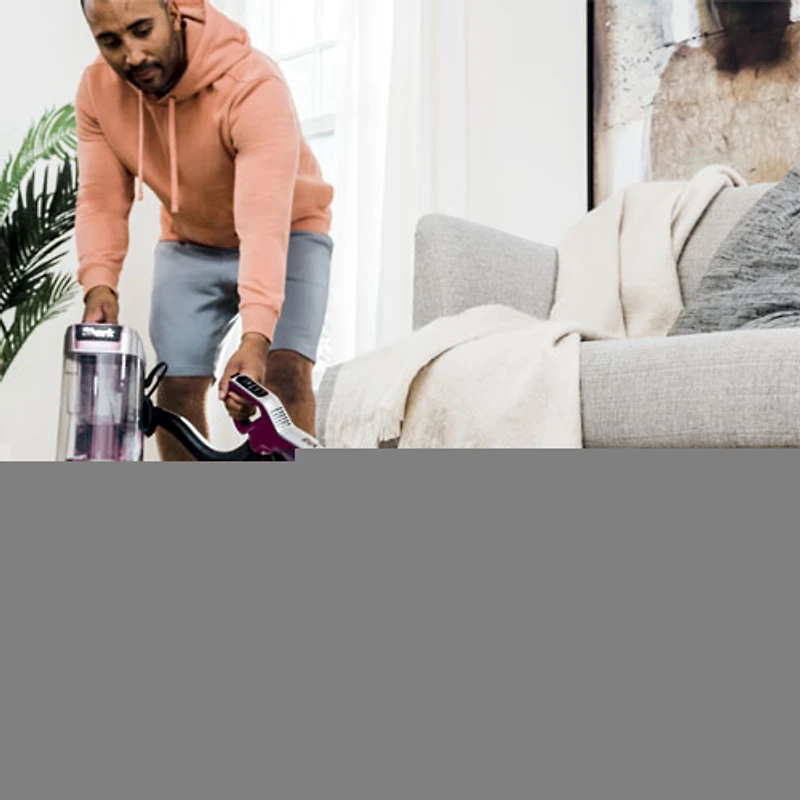 Shark Stratos AZ3000C Upright Bagless Vacuum - Red Plum