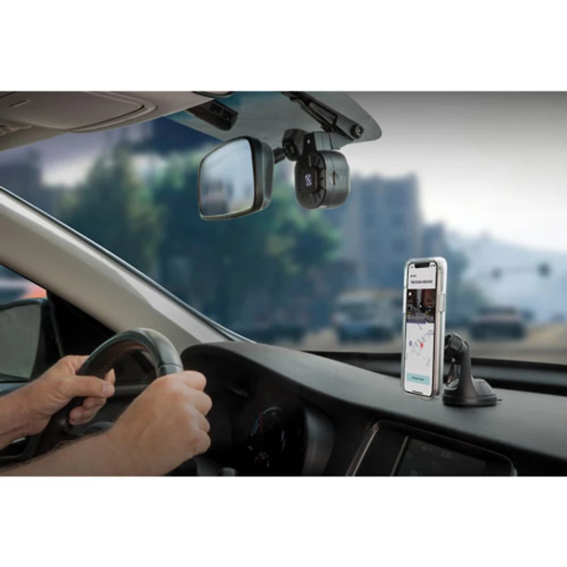 Caméra de tableau de bord HD intégrale 1080p avec Wi-Fi de Scosche